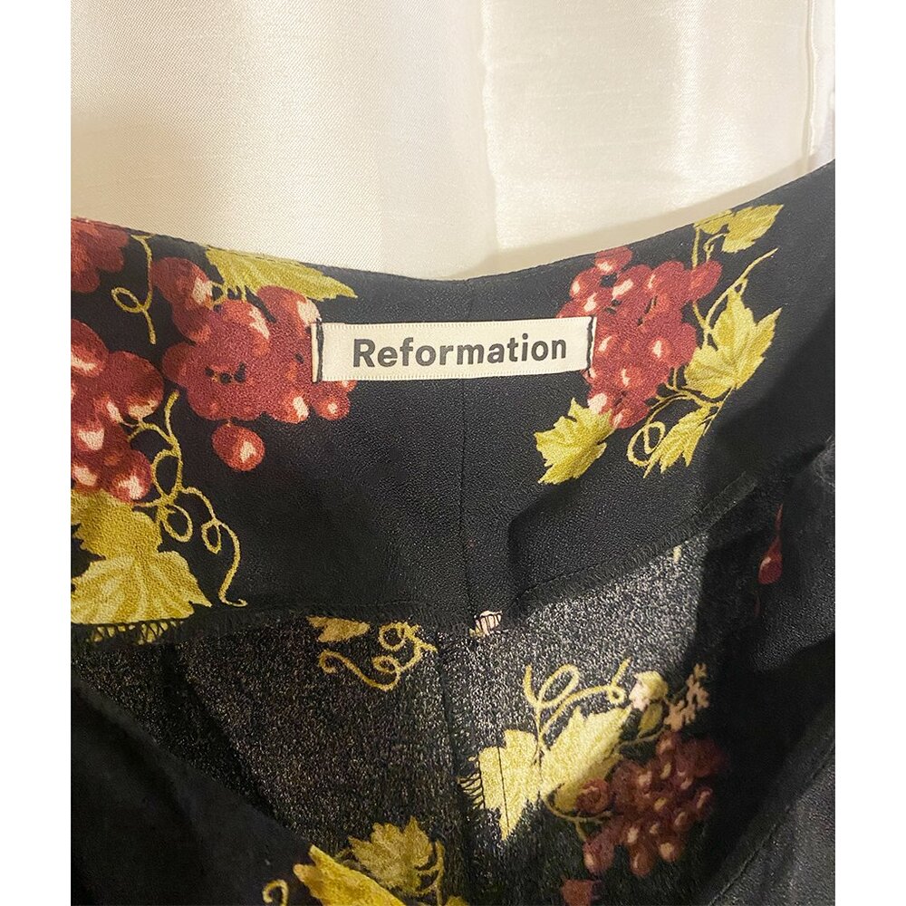 Reformation Grape Print Crimini Slip Dress - Picture 4 of 6